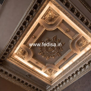 Carved Ceiling Design Cost Of False Ceiling In One Room No-3334