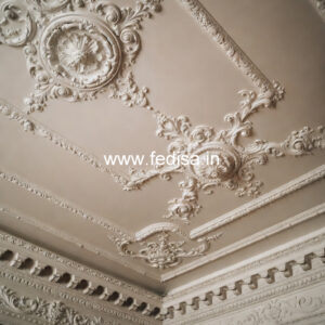 Carved Ceiling Design False Ceiling For Office Space No-3338