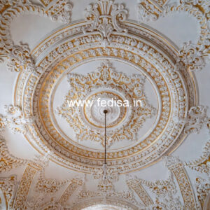 Carved Ceiling Design Simple Bedroom False Ceiling No-3371