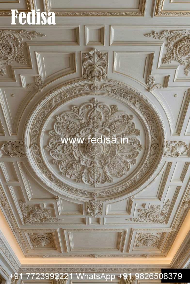Carved Ceiling Design 1 Room False Ceiling Price No-3398