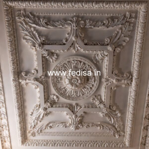 Carved Ceiling Design Pop Design For Bedroom No-3417