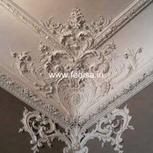 Carved Ceiling Design Kitchen Pop Design No-3435