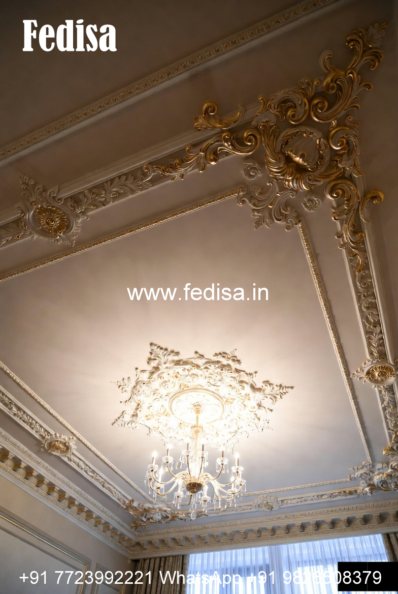 Carved Ceiling Design Ceiling Pop Design Small Hall No-3438