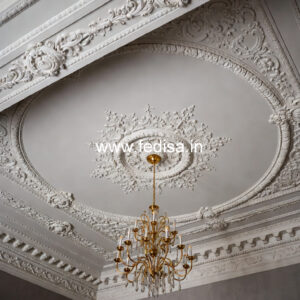 Carved Ceiling Design Pop Design For Drawing Room No-3502