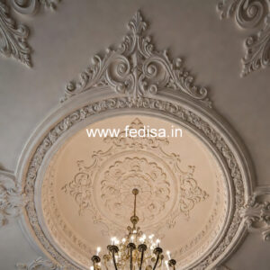Carved Ceiling Design Tv Pop Design No-3537