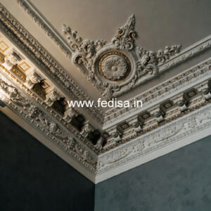 Carved Ceiling Design Pop False Ceiling Design For Bedroom No-3554