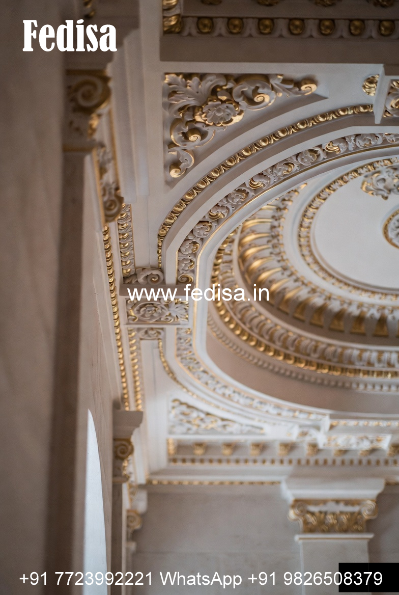 Carved Ceiling Design Balcony False Ceiling Design No-3593