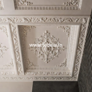 Carved Ceiling Design Plus Minus Pop Design For Bedroom No-3615