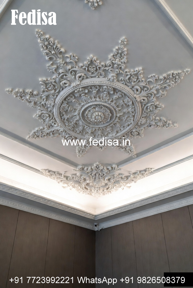 Carved Ceiling Design Small Pop Design No-3656