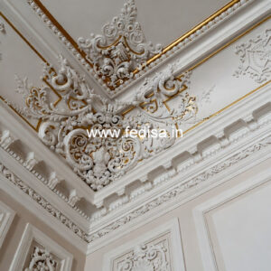 Carved Ceiling Design Wall Pop Design For Hall No-3695