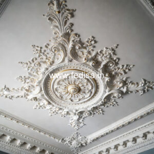 Carved Ceiling Design Lobby Down Ceiling Design No-3708