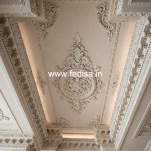 Carved Ceiling Design Pop Color Design For Hall No-3716