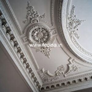 Carved Ceiling Design 3d Pop Wall Design No-3806