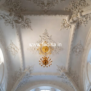 Carved Ceiling Design Pop Design For Office Cabin No-3856