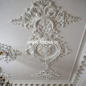 Carved Ceiling Design Modern Pop Plus Minus Design No-3872