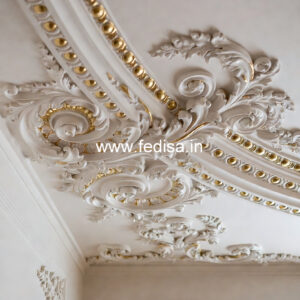 Carved Ceiling Design Pop Plus Minus Latest Design No-3887
