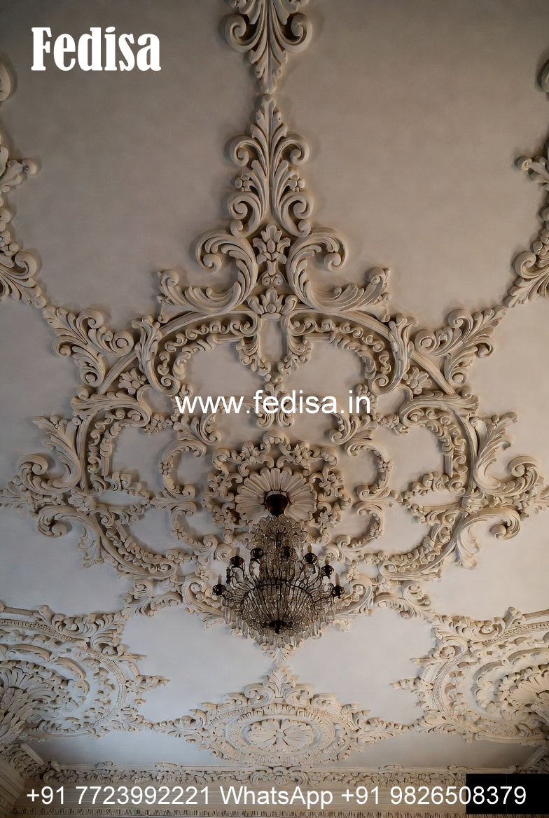 Carved Ceiling Design Minus Plus Pop Simple No-3910