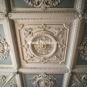 Carved Ceiling Design Cornice Molding Pop Design No-3924
