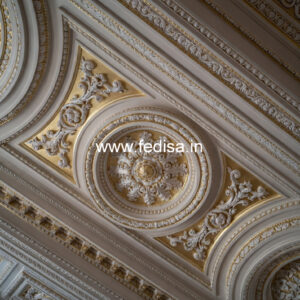 Carved Ceiling Design 3d Pop Design For Hall No-3938