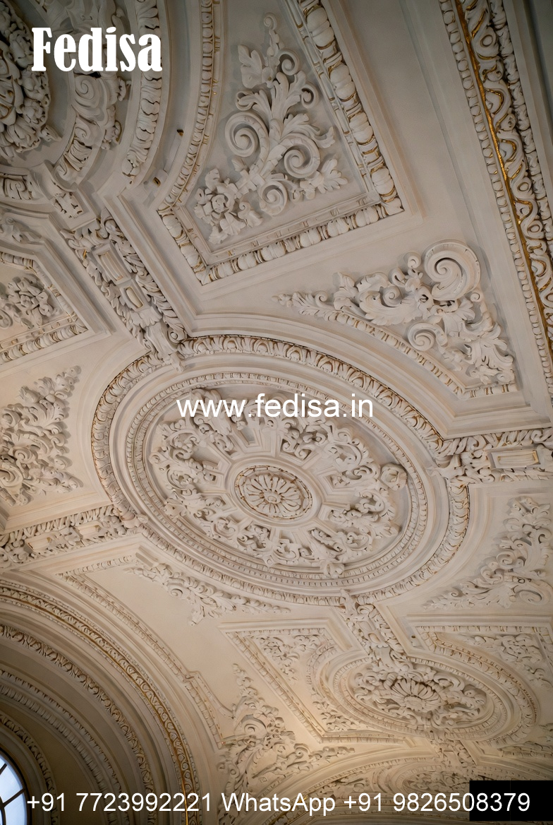 Carved Ceiling Design False Ceiling Round Design No-3955