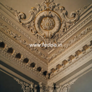 Carved Ceiling Design Chajja Pop Design Plus Minus No-3997
