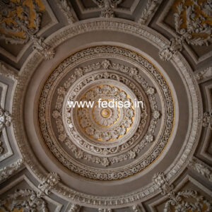 Carved Ceiling Design Circle Pop Design No-3999