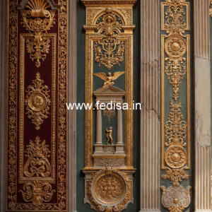 Carved Wall Panels False Ceiling Design For Balcony No-4023