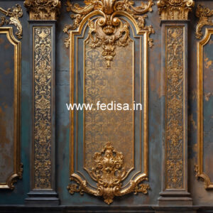 Plaster Wall Design Pop Glass Design No-4050