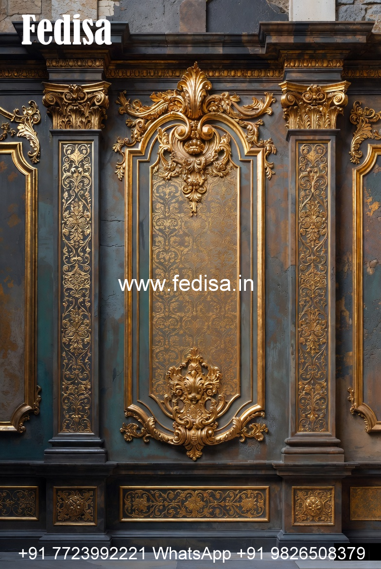 Plaster Wall Design Pop Glass Design No-4050