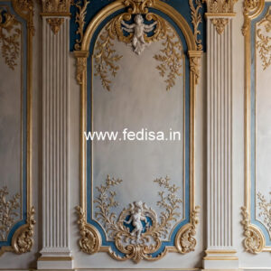 Marble Wall Design Pop Design For Square Hall No-4124