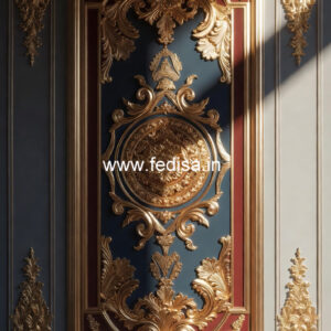 Carved Wall Panels Fan Design Pop No-4137