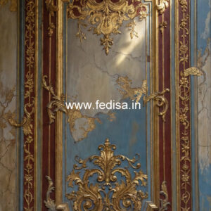 Decorative Wall Trims Latest Modern 2 Ceiling Fan Pop Design No-4138