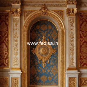 Bedroom Classic Wall Decor False Ceiling Ke Design No-4206