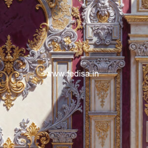 Baroque Wall Design Pop Design For Fan Box No-4232