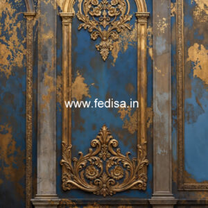 Marble Wall Design Car Porch Pop Design No-4238