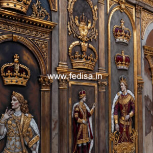 Feature Wall Classic Style Hall Pop Design Simple No-4324