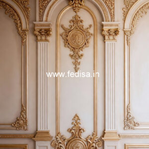 Luxury Wall Patterns Gypsum Ceiling Flower Design No-4331
