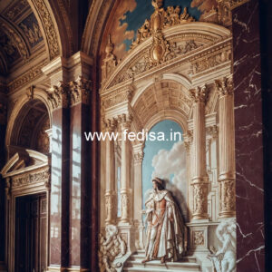 Feature Wall Classic Style Hall Ceiling Pop No-4362