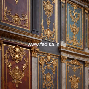 Baroque Wall Design Pop Design Tv Wall No-4384