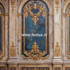 Baroque Wall Design Wall Putty Ceiling Design No-4422