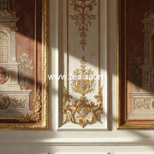 Plaster Wall Design Pop Design Lobby Plus Minus No-4430