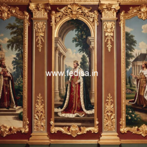 Classic Tv Wall Design False Ceiling New Model No-4437