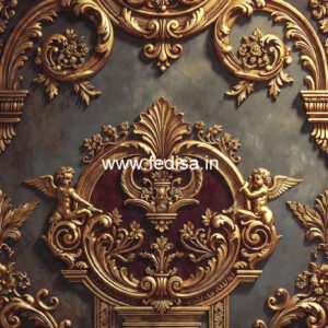 Feature Wall Classic Style Readymade Pop Design Price No-4438