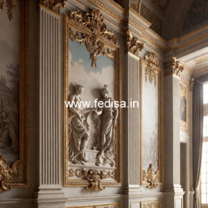 Dining Room Wall Design Classic Porch Pop Ceiling Design No-4473