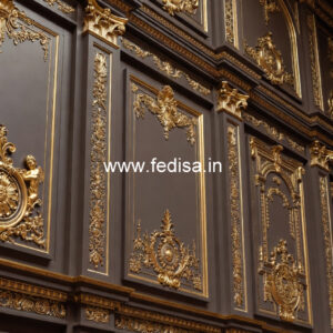 Classic Interior Walls Lobby Pop Plus Minus Design No-4490