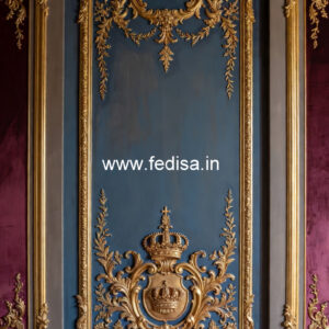 Royal Wall Design Ceiling Pop Design Bedroom No-4496