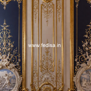 Neoclassical Wall Decor Ceiling Pop Fan Box Design No-4537