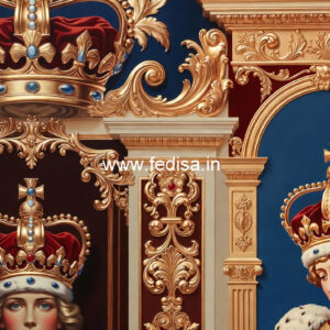 Luxury Wall Patterns Jhumar Pop Design No-4559