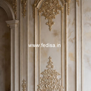 Luxury Wall Design Dining Table Pop Design No-4603