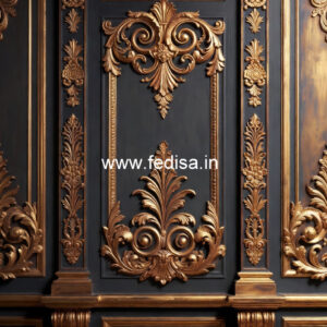 Baroque Wall Design Pop Flower Design For Fan No-4612